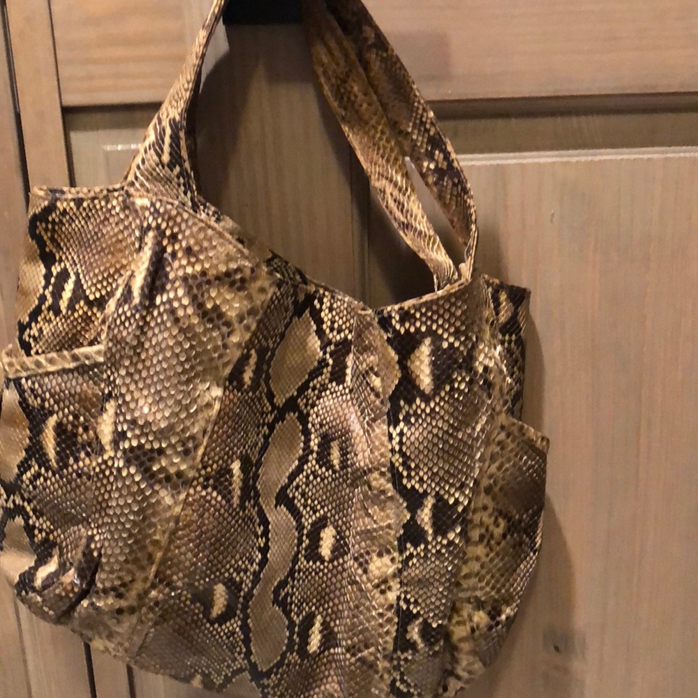 Pythons shoulder bag